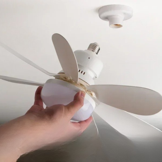 LED مروحة سقف كبيرة (بدون صوت) + مصباح  متعدد الألوان™